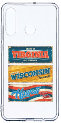 Husa Bestcase Compatibila cu Huawei P30 Lite License Plate Number 2MM Soft Silicon prot cam T 815 