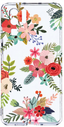 Husa Bestcase Compatibila cu Huawei P30 Pro Flowers 2MM Soft Silicon prot cam T 630 