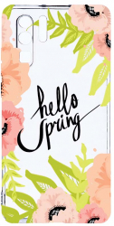 Husa Bestcase Compatibila cu Huawei P30 Pro Hello Spring 2MM Soft Silicon prot cam T 685 