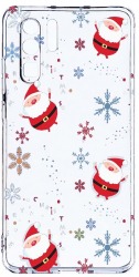 Husa Bestcase Compatibila cu Huawei P30 Pro Xmas - Santa Claus 2MM Soft Silicon prot cam T 308 