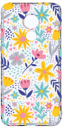 Husa Bestcase compatibila cu Nokia C30 Little Flowers 2MM Soft Silicon prot cam T 758 