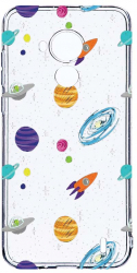 Husa Bestcase compatibila cu Nokia C30 Universe Planets 2MM Soft Silicon prot cam T 466 
