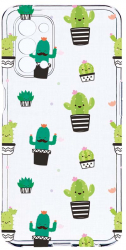 Husa Bestcase compatibila cu OPPO A74 5G Cactus 2MM Soft Silicon prot cam T 165 
