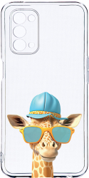 Husa Bestcase compatibila cu OPPO A93 5G Cool Giraffe 2MM Soft Silicon prot cam T 1007 