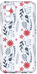 Husa Bestcase compatibila cu OPPO A74 5G Flowers Art 2MM Soft Silicon prot cam T 155 