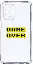 Husa Bestcase compatibila cu OPPO A93 5G Game Over 2MM Soft Silicon prot cam T 671 