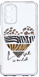 Husa Bestcase compatibila cu OPPO A54 5G Love Is Wild 2MM Soft Silicon prot cam T 762 
