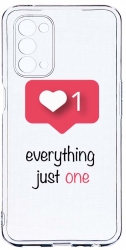 Husa Bestcase compatibila cu OPPO A74 5G Love Notification 2MM Soft Silicon prot cam T 184 
