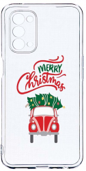 Husa Bestcase compatibila cu OPPO A74 5G Merry Xmas 2MM Soft Silicon prot cam T 357 