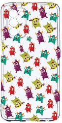 Husa Bestcase compatibila cu OPPO A54 5G Monsters 2MM Soft Silicon prot cam T 121 