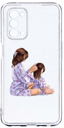 Husa Bestcase compatibila cu OPPO A74 5G Princesses Gril Mom 2MM Soft Silicon prot cam T 553 