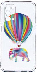 Husa Bestcase compatibila cu OPPO A93 5G Rainbow Elefant 2MM Soft Silicon prot cam T 767 