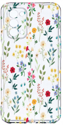 Husa Bestcase compatibila cu OPPO A93 5G Spring Flowers 2MM Soft Silicon prot cam T 635 