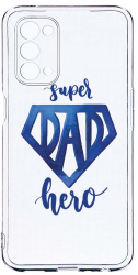Husa Bestcase compatibila cu OPPO A54 5G Superhero Dad 2MM Soft Silicon prot cam T 182 
