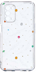 Husa Bestcase compatibila cu OPPO A74 5G Universe Planets 2MM Soft Silicon prot cam T 470 