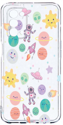 Husa Bestcase compatibila cu OPPO A93 5G Universe Planets UFO 2MM Soft Silicon prot cam T 473 
