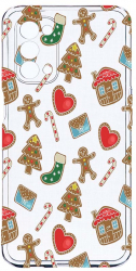 Husa Bestcase compatibila cu OPPO A74 5G Xmas 2MM Soft Silicon prot cam T 353 