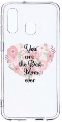 Husa Bestcase Compatibila cu Samsung Galaxy A20e Best Mom Ever 2MM Soft Silicon prot cam T 30 