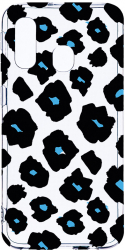 Husa Bestcase Compatibila cu Samsung Galaxy A20e Blue Leopard Pattern 2MM Soft Silicon prot cam T 1039 