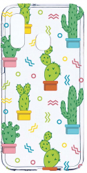 Husa Bestcase Compatibila cu Samsung Galaxy A20e Cactus 2MM Soft Silicon prot cam T 770 