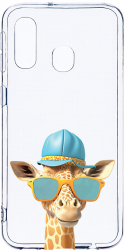 Husa Bestcase Compatibila cu Samsung Galaxy A20e Cool Giraffe 2MM Soft Silicon prot cam T 1007 