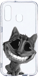 Husa Bestcase Compatibila cu Samsung Galaxy A20e Crazy Cat 2MM Soft Silicon prot cam T 20 