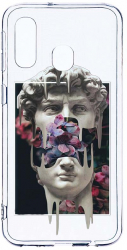 Husa Bestcase Compatibila cu Samsung Galaxy A20e David Statue 2MM Soft Silicon prot cam T 753 