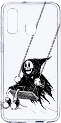 Husa Bestcase Compatibila cu Samsung Galaxy A20e Death Swinging 2MM Soft Silicon prot cam T 1063 