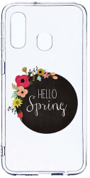 Husa Bestcase Compatibila cu Samsung Galaxy A20e Hello Spring 2MM Soft Silicon prot cam T 684 