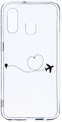 Husa Bestcase Compatibila cu Samsung Galaxy A20e Love To Travel 2MM Soft Silicon prot cam T 746 
