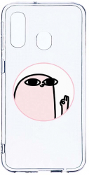 Husa Bestcase Compatibila cu Samsung Galaxy A20e Meme 2MM Soft Silicon prot cam T 658 