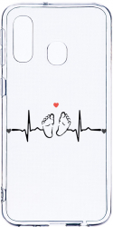 Husa Bestcase Compatibila cu Samsung Galaxy A20e My Little Love 2MM Soft Silicon prot cam T 966 