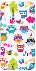Husa Bestcase Compatibila cu Samsung Galaxy A20e Owl 2MM Soft Silicon prot cam T 43 