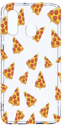 Husa Bestcase Compatibila cu Samsung Galaxy A20e Pizza 2MM Soft Silicon prot cam T 665 