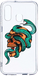 Husa Bestcase Compatibila cu Samsung Galaxy A20e Skull 2MM Soft Silicon prot cam T 831 