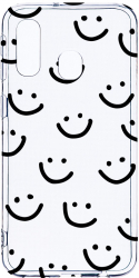 Husa Bestcase Compatibila cu Samsung Galaxy A20e Smiley 2MM Soft Silicon prot cam T 1056 