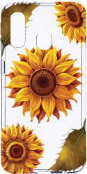 Husa Bestcase Compatibila cu Samsung Galaxy A20e Sun Flower 2MM Soft Silicon prot cam T 1070 