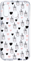 Husa Bestcase Compatibila cu Samsung Galaxy A20e Unicorn Pattern 2MM Soft Silicon prot cam T 190 