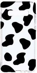 Husa Bestcase Compatibila cu Samsung Galaxy S10 Black Cow 2MM Soft Silicon prot cam T 784 