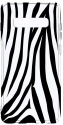Husa Bestcase Compatibila cu Samsung Galaxy S10 Plus Black Zebra 2MM Soft Silicon prot cam T 785 