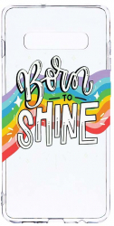 Husa Bestcase Compatibila cu Samsung Galaxy S10e Born To Shine 2MM Soft Silicon prot cam T 489 