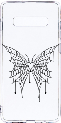 Husa Bestcase Compatibila cu Samsung Galaxy S10 Plus Butterfly 2MM Soft Silicon prot cam T 1042 