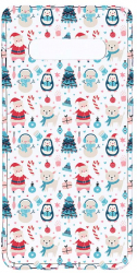 Husa Bestcase Compatibila cu Samsung Galaxy S10 Plus Christmas Ornaments 2MM Soft Silicon prot cam T 876 
