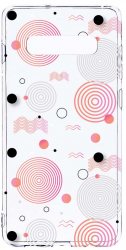 Husa Bestcase Compatibila cu Samsung Galaxy S10e Circle 2MM Soft Silicon prot cam T 110 