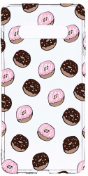 Husa Bestcase Compatibila cu Samsung Galaxy S10 Plus Donuts 2MM Soft Silicon prot cam T 667 