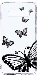 Husa Bestcase Compatibila cu Samsung Galaxy S10e Flowers 2MM Soft Silicon prot cam T 79 