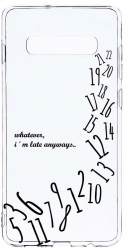 Husa Bestcase Compatibila cu Samsung Galaxy S10e Im Late Always 2MM Soft Silicon prot cam T 141 