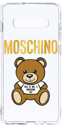 Husa Bestcase Compatibila cu Samsung Galaxy S10 Plus Its Not a Moschino Bear 2MM Soft Silicon prot cam T 880 