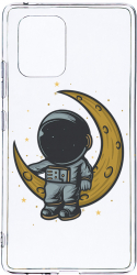 Husa Bestcase Compatibila cu Samsung Galaxy S10 Lite Astronaut on Moon 2MM Soft Silicon prot cam T 997 