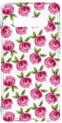 Husa Bestcase Compatibila cu Samsung Galaxy S10e Rose 2MM Soft Silicon prot cam T 107 